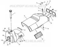 ASIENTO Y TANQUE DE GAS 600 XC 0971776 and EUROPEAN 600 XC E971776 (4937933793A006)