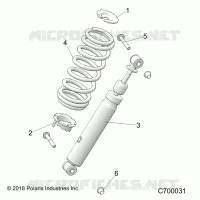 SUSPENSION, CHOQUE FRONTAL MOUNTING
