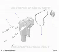 MOTOR, WATERPUMP IMPELLER AND COVER