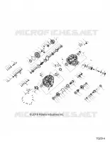 DRIVE TRAIN, PRINCIPAL GEARCASE INTERNALS (FROM 7/01/2018)