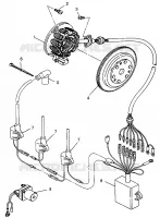 MAGNETO ASSEMBLY SL 780 B964087 AND  INTL. SL 780 I964087 (4935523552C006)