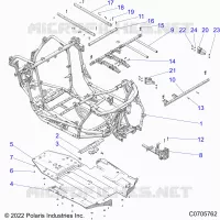 CHASSIS, MAIN FRAME AND ESQUÃD PLATES