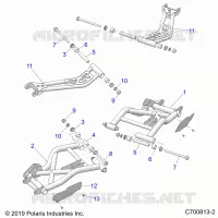 SUSPENSION TRASERA CONTROL ARMS
