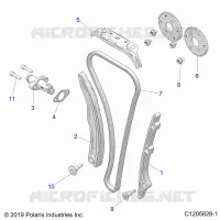 LA CADENA DE LEVAS AND TENSIONER