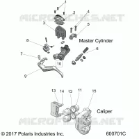 BRAKES, CALIPER AND CILINDRO MAESTRO ASM.