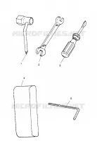 MONTAJE KIT DE HERRAMIENTA  SL 750 B954070 (4930523052B012)