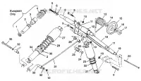 TRASERO ARM PAR CLASSIC TOURING 0973365 and EUROPEAN CLASSIC TOURING E97336 (4938493849B014)