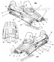 ETIQUETAS  WIDETRAK LX 0962064 and  EUROPEAN WIDETRAK LX E962064 (4931643164A011)