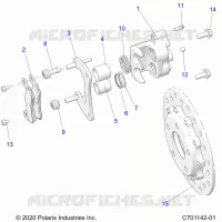 BRAKES, PINZA FRENO TRASEIRA