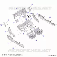 CARROCERÍA POSTERIOR CLOSEOFF, FENDERS AND FLOOR