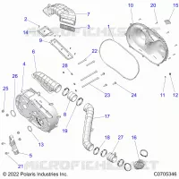TREN, CLUTCH COVER AND DUCTING