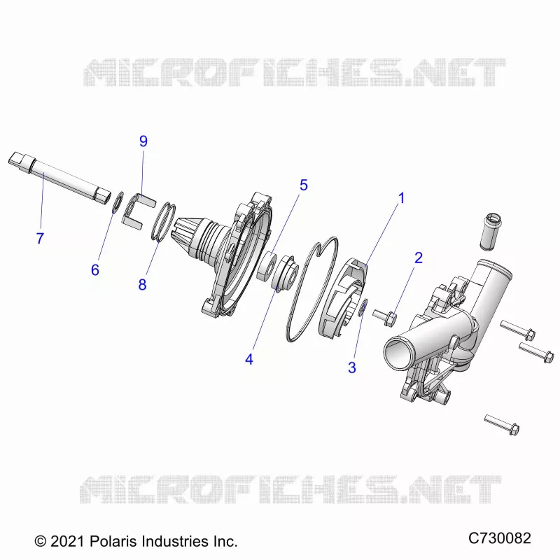 MOTOR, WATERPUMP ASSEMBLY