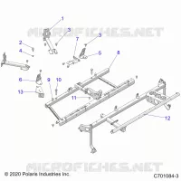 CHASSIS, MAIN BASTIDOR MOUNTS