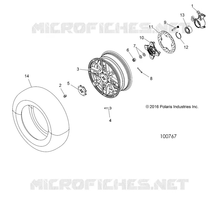 RUEDAS, FRONT AND HUB