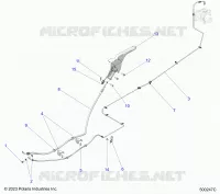 FRENO TRASERO BRAKE LINE AND PARK BRAKE