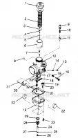 CARBURADOR 440 XCR SP 0961760 (4931583158C011)