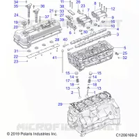 ENGINE, HEAD ASM AND VÃLVULAS