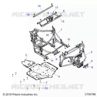 CHASSIS, MAIN FRAME AND ESQUÃD PLATES