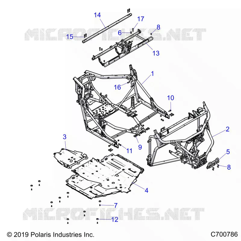 CHASSIS, MAIN FRAME AND ESQUÃD PLATES