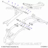 SUSPENSION TRASERA CONTROL ARM MOUNTING