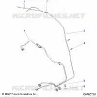 SISTEMA DE COMBUSTIBLES, FUEL LINES, STD.