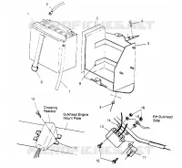 CAJA DE BATERIA ASSEMBLY  RXL 0956768 (4930783078B014)