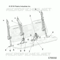 ASIENTO BELT AND MOUNTING