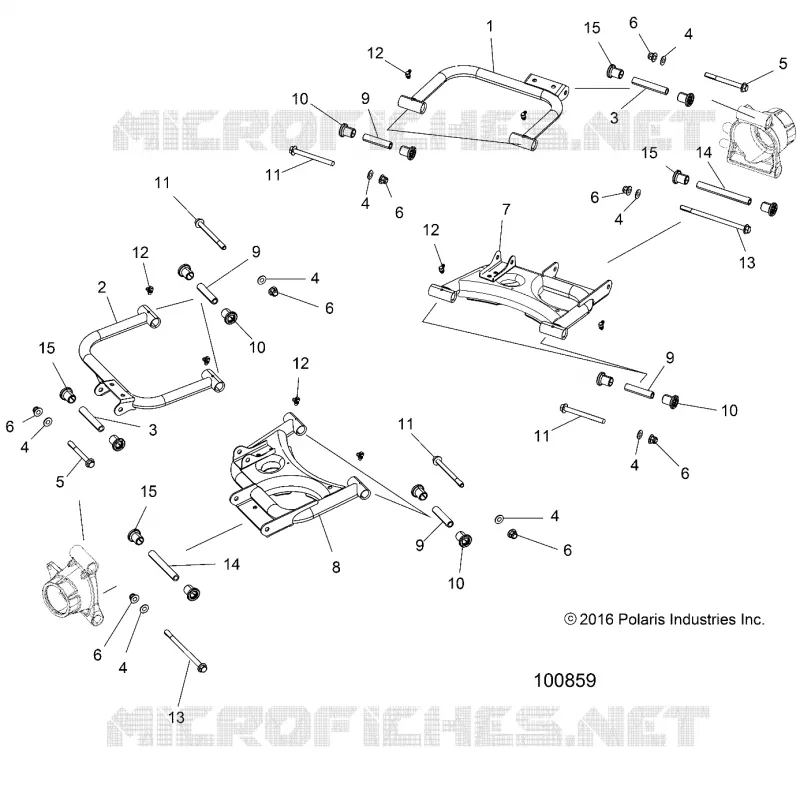 SUSPENSION TRASERA CONTROL ARMS