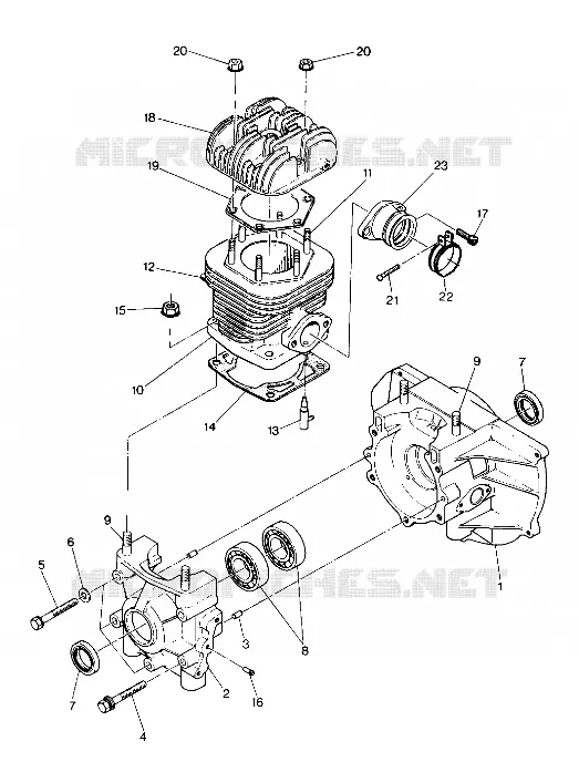 CAJA DEL CIGÜEÑAL AND CILINDRO      STAR AND STARTRAK (4916811681033A)
