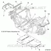 CHASSIS, MAIN FRAME AND ESQUÃD PLATE