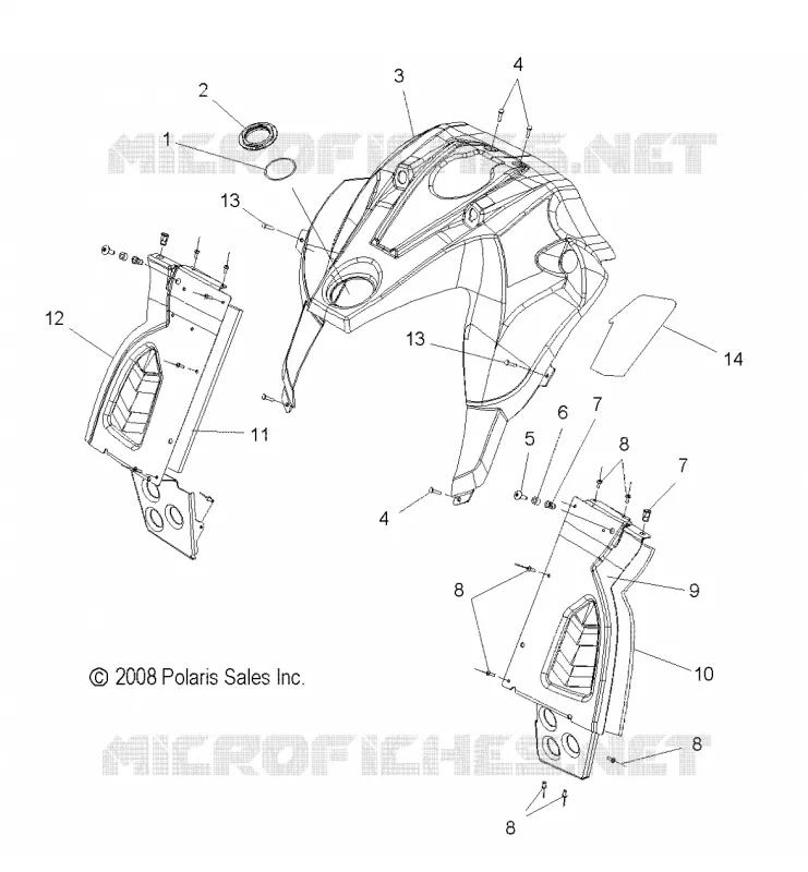 FAIRING MEDIO