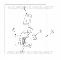 GOBIERNO, KNUCKLE, RIGHT W/OFFSET EXTENSION