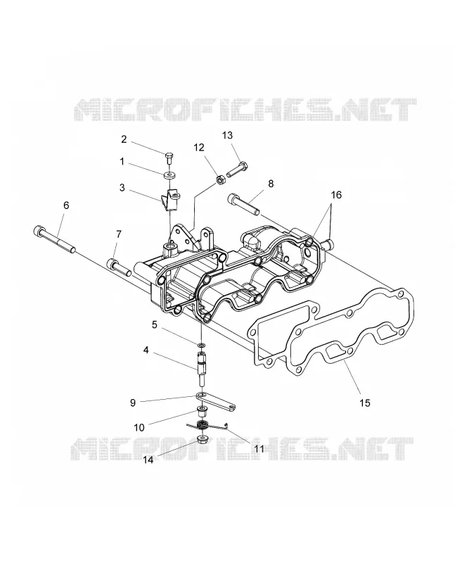 MOTOR, INLET COLECTOR and ACELERADOR CONTROL