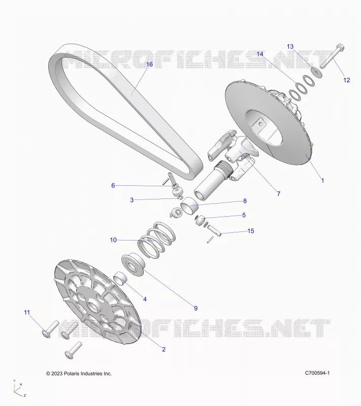 TREN, SECONDARY CLUTCH