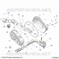 TREN, CLUTCH COVER AND DUCTING