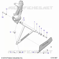 SUSPENSION, A-ARM AND PUNTAL MOUNTING