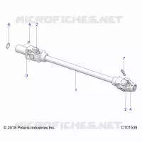 TREN, FRONT PROP SHAFT