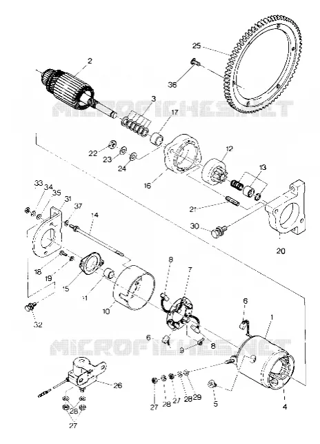 MOTOR DE ARRANQUE Trail Deluxe (4916831683033A)