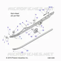 SUSPENSION, MONTAJE EN CARRIL