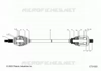 TREN, REAR HALF SHAFT