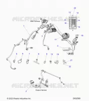 ELECTRICA, WIRE HARNESS,CHASSIS/FUSE BLOCK, ENGINE