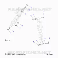 SUSPENSION, MONTAJE DE DESCARGA, IFS