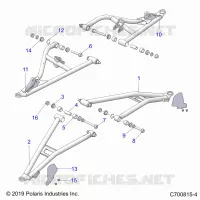 SUSPENSIÃ“N DELANTERA CONTROL ARMS