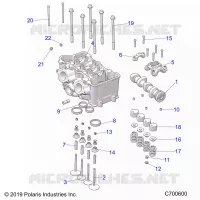 ENGINE, CULATA AND VALVES