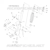 SUSPENSION, PUNTAL DELANTERO