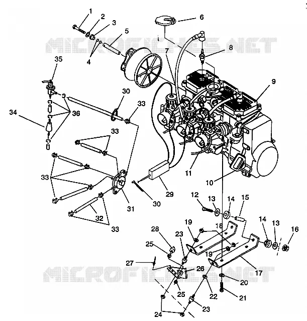 MONTAJE DEL MOTOR XLT E940767,  XLT SP E940667    XLT SKS E940567 (49274227420025)