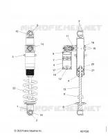 SUSPENSION, SHOCK TRASERO TRACK, VELOCITY