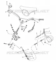 conjunto de dirección SLT 750 B954170 (4930563056A014)
