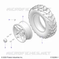 RUEDAS, FRONT TIRE