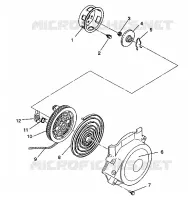 ARRANQUE DE RETROCESO ASSEMBLY Storm/0932770 and Storm SKS/0932570 (4923032303036A)
